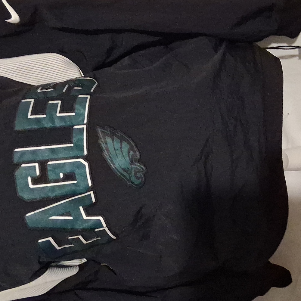 CHRISTMAS SALE NFL PHILADELPHIA EAGLES PULL OVER JACKET MENS SIZE LARGE - Picture 6 of 11